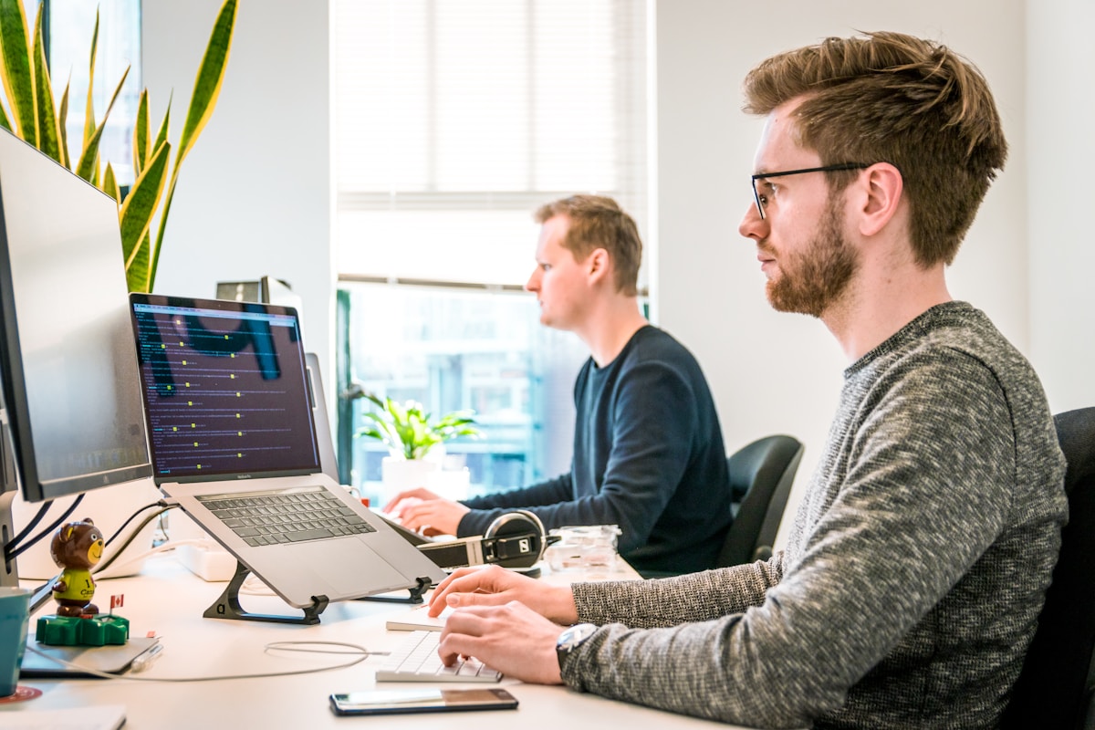 Website templates and designs on screen